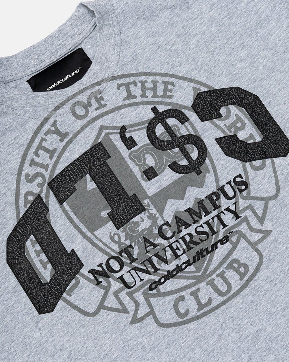 CAMPUS TEE HEATHER GREY 6