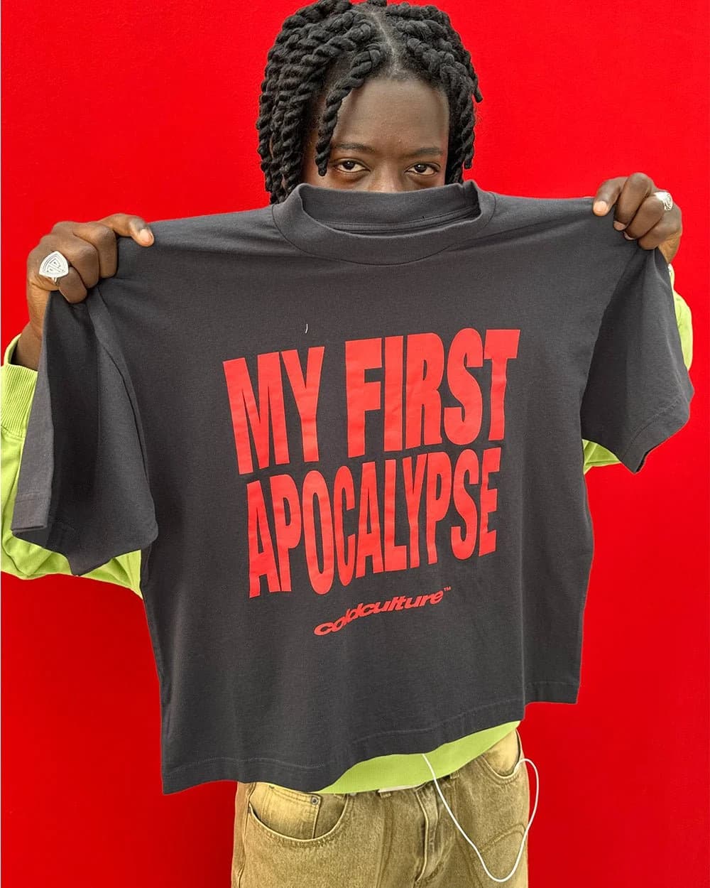 APOCALYPSE TEAM TEE GREY & RED 7