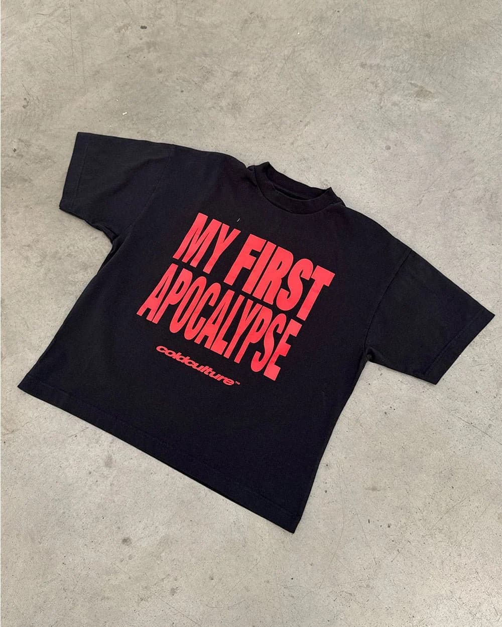 APOCALYPSE TEAM TEE GREY & RED 8