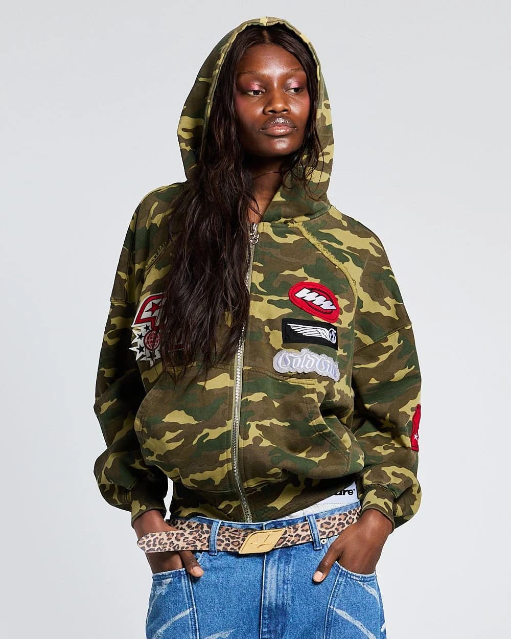 WALKER ZIP HOODIE GREEN CAMO 3