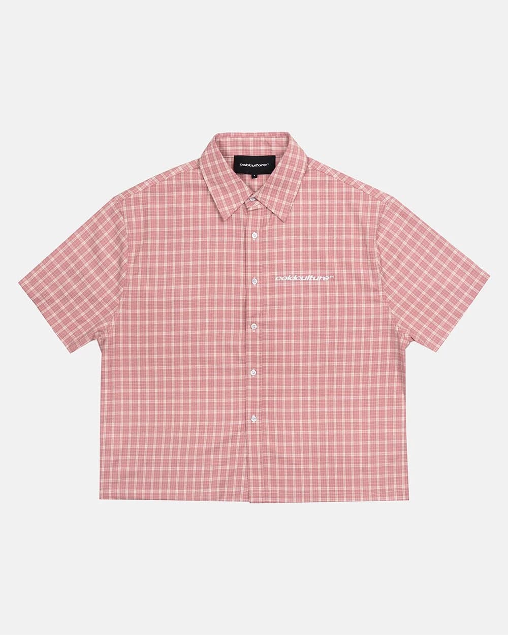 TARTAN SCRIPT SHIRT PINK 4