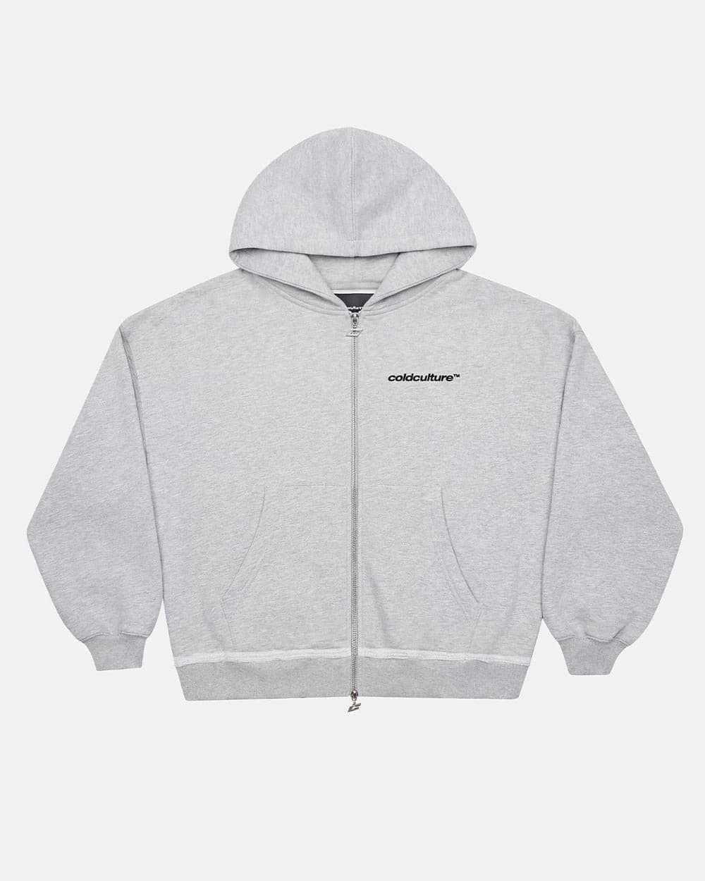 DAILY SET ZIP UP GREY MELANGE by COLD CULTURE