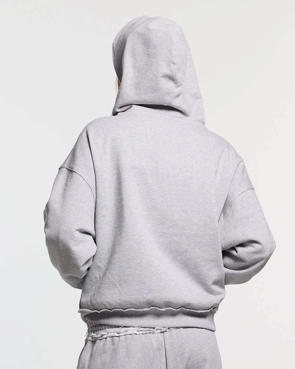 DAILY SET ZIP UP GREY MELANGE 6