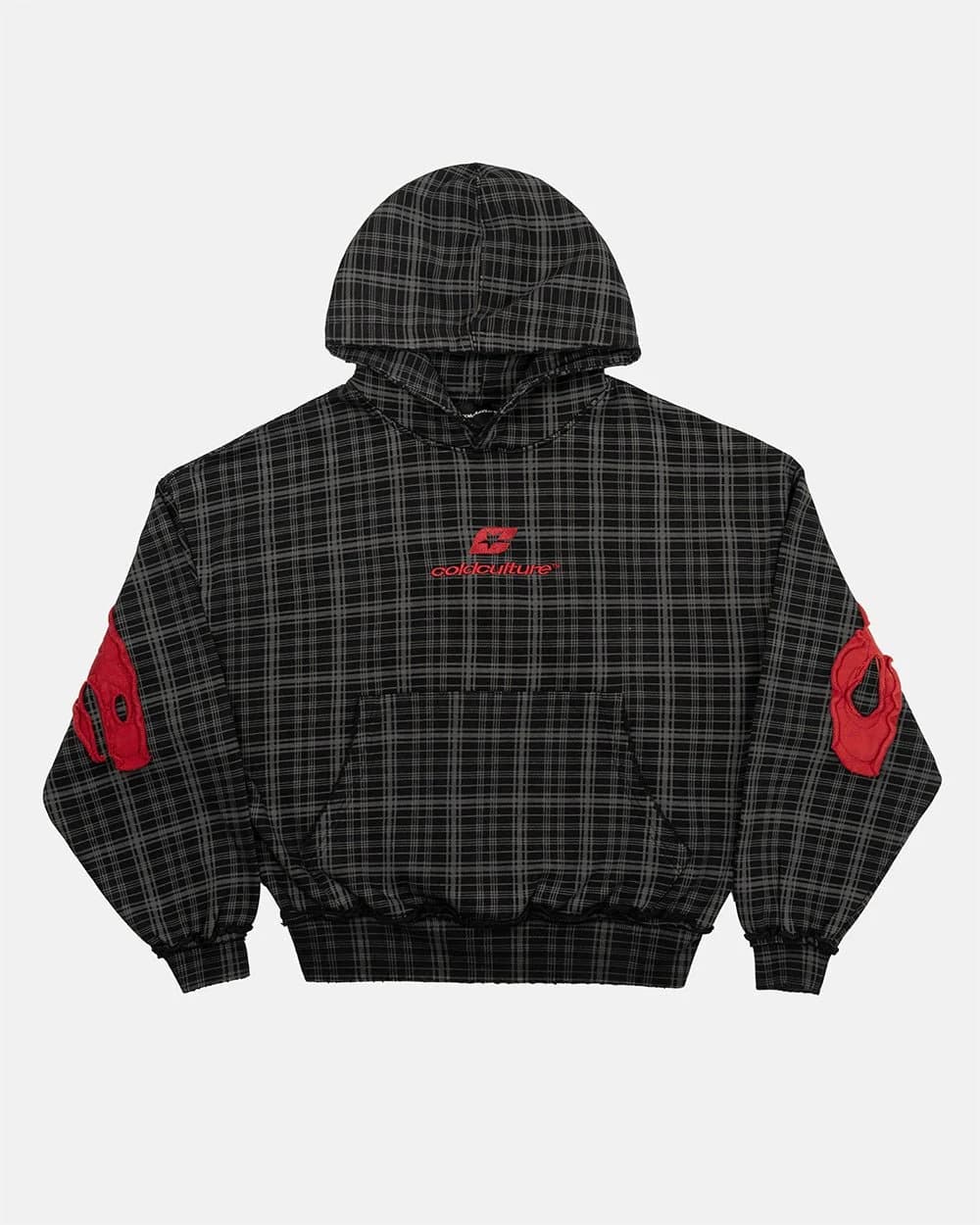 TARTAN HOODIE BLACK 4