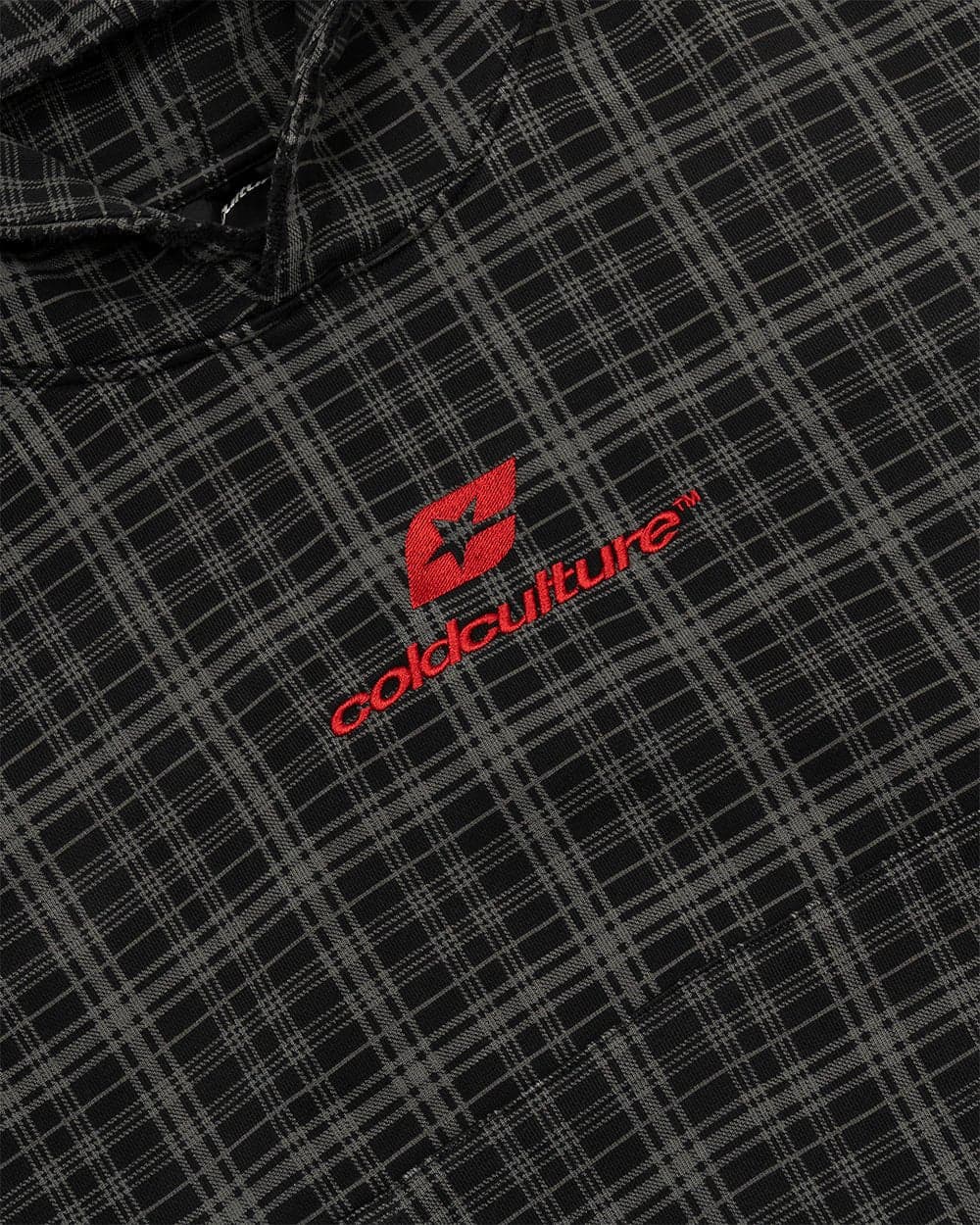TARTAN HOODIE BLACK 8