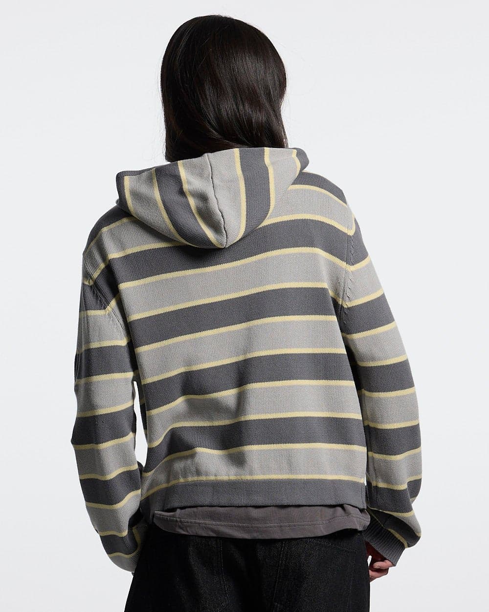 TRIPPY STOP ZIP KNIT GREY 6