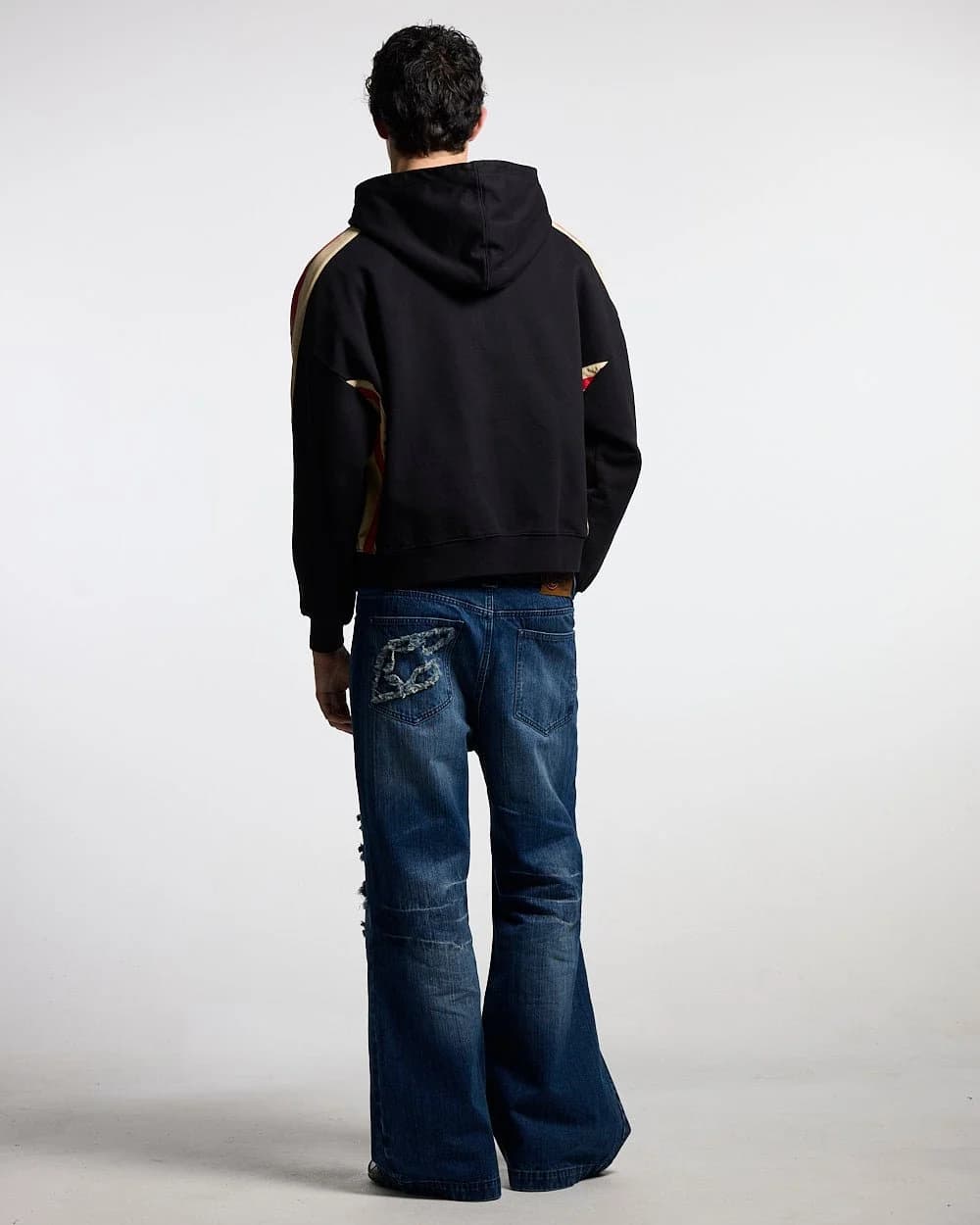 BIKER ZIP HOODIE BLACK 4