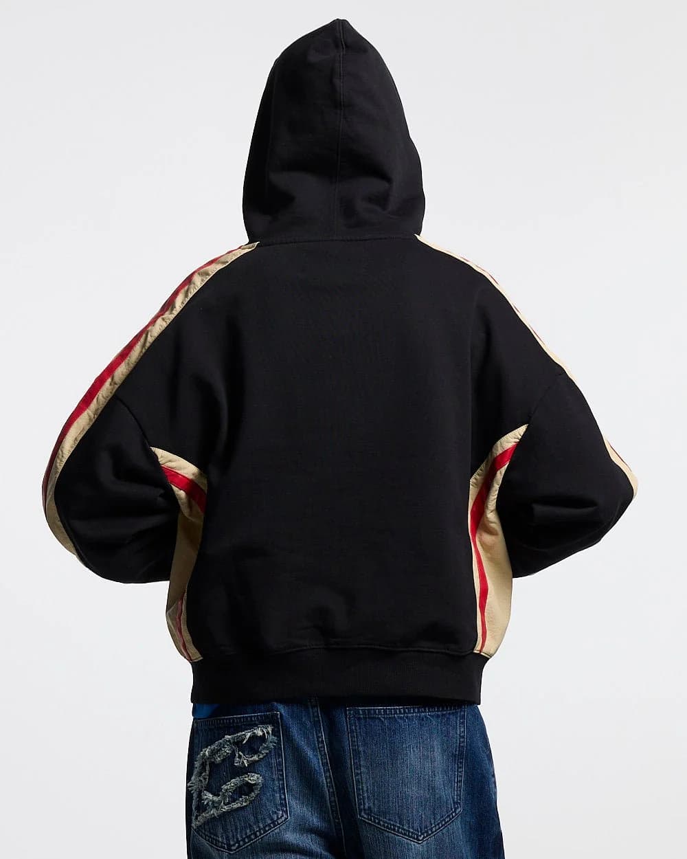 BIKER ZIP HOODIE BLACK 6