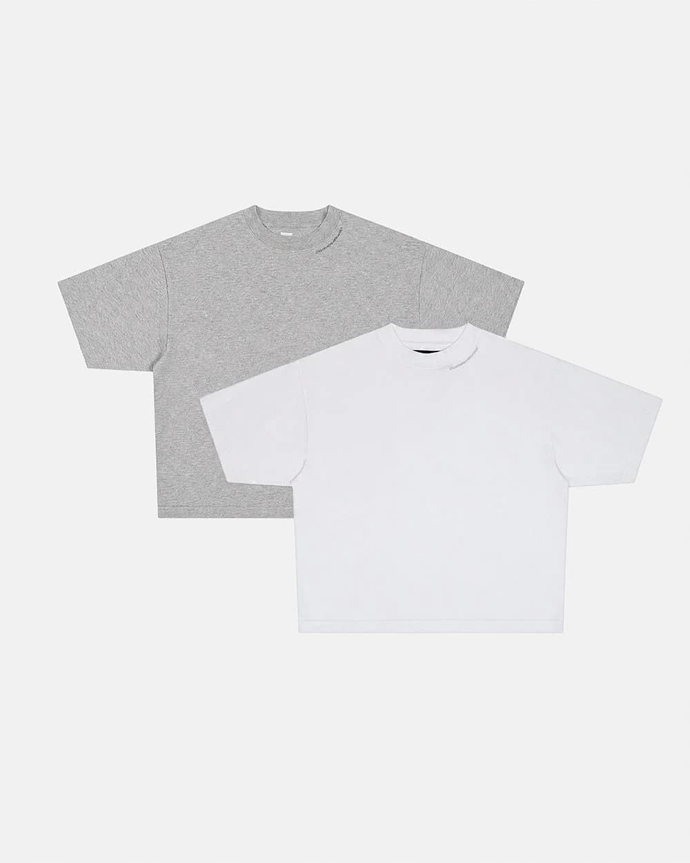 2 LOW KEY PACK WHITE & HEATHER GREY by COLD CULTURE