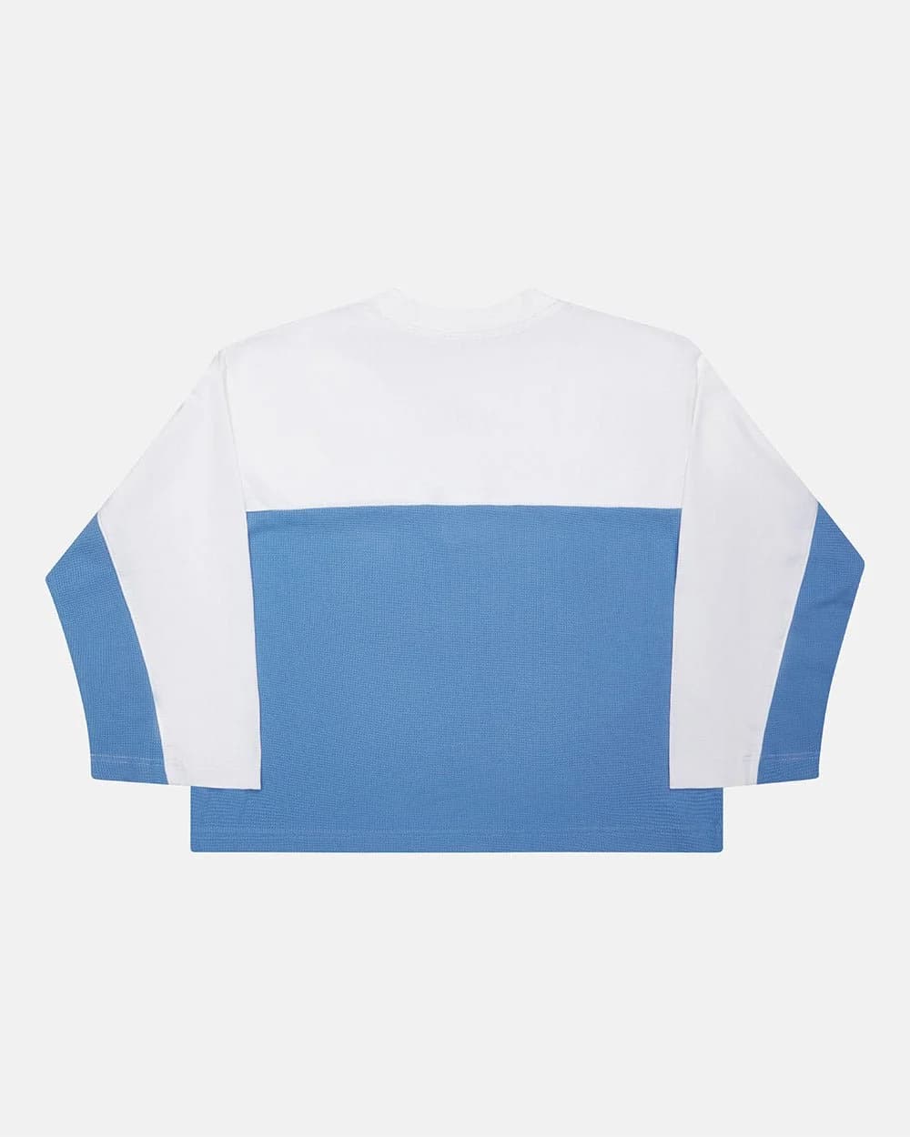 BICOLOR WAFFLE LONGSLEEVE BLUE & WHITE by COLD CULTURE