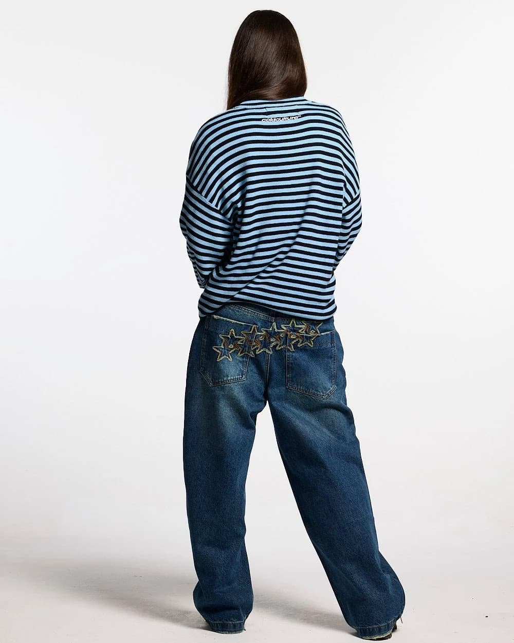 PHARREL LONGSLEEVE DARK & LIGHT BLUE 7