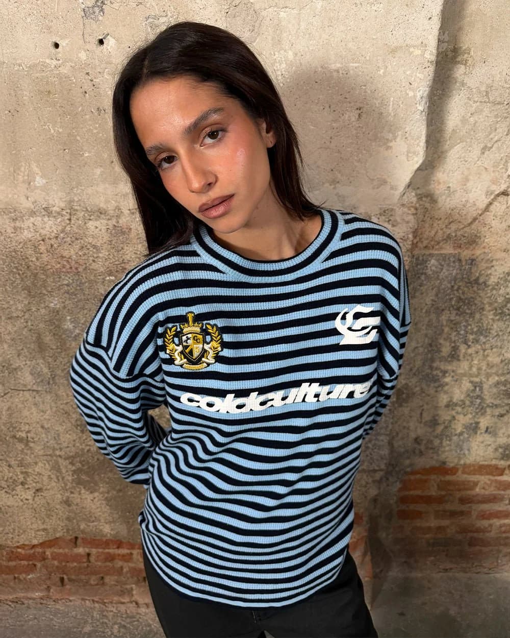 PHARREL LONGSLEEVE DARK & LIGHT BLUE 8