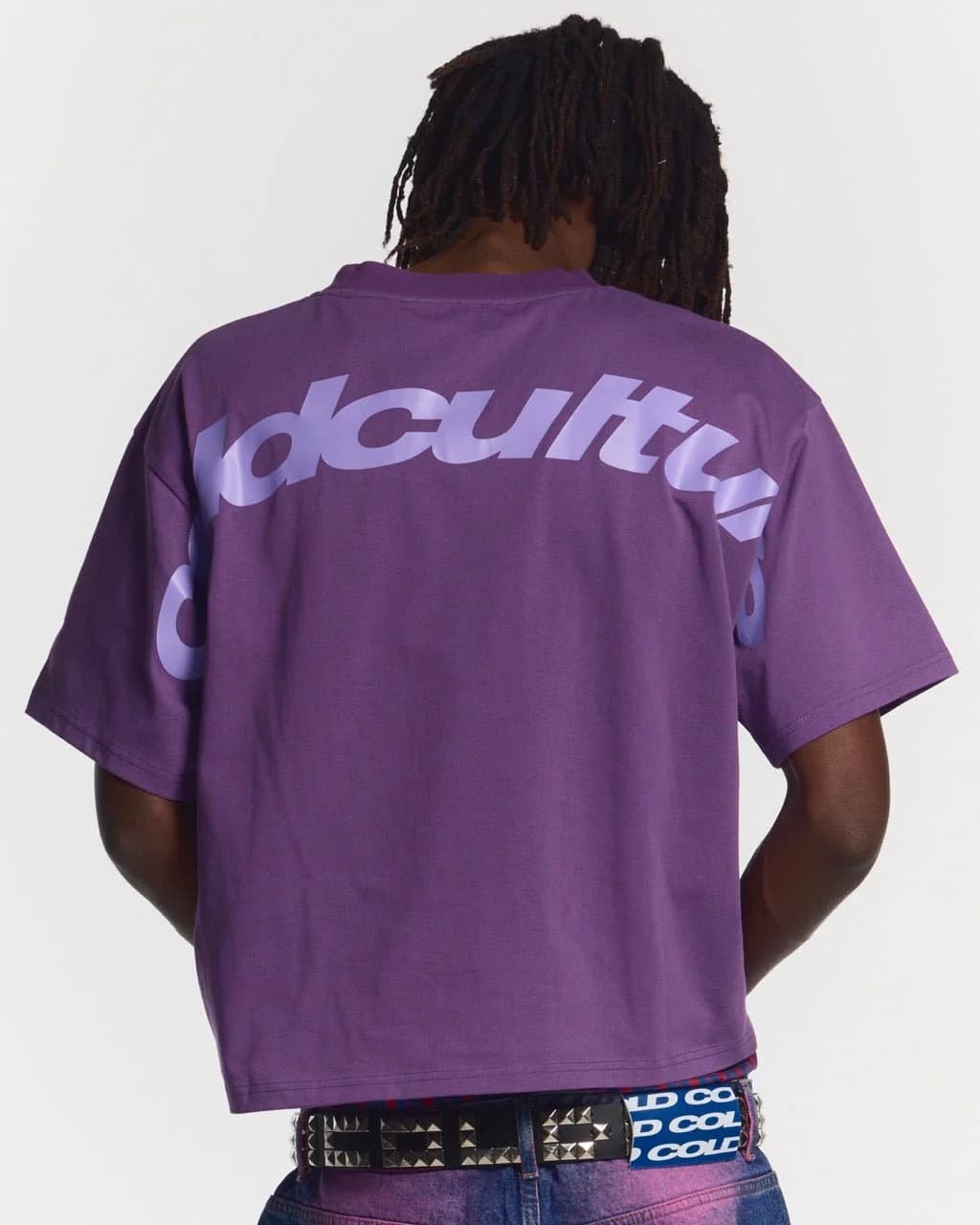 CURVED TEE BURGUNDY & PURPLE 2