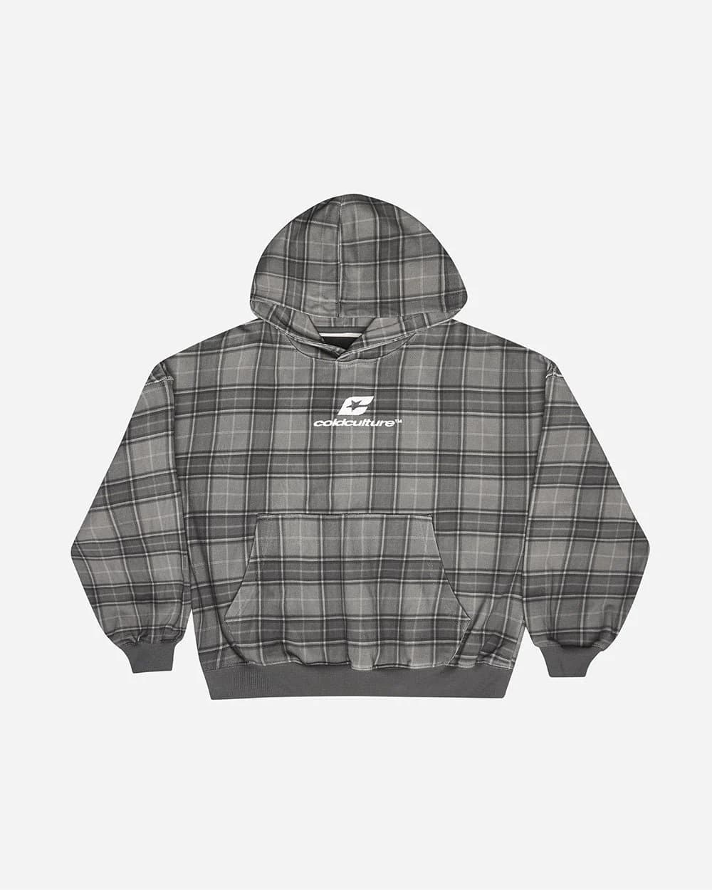 CURVED DRIFT HOODIE TARTAN 3