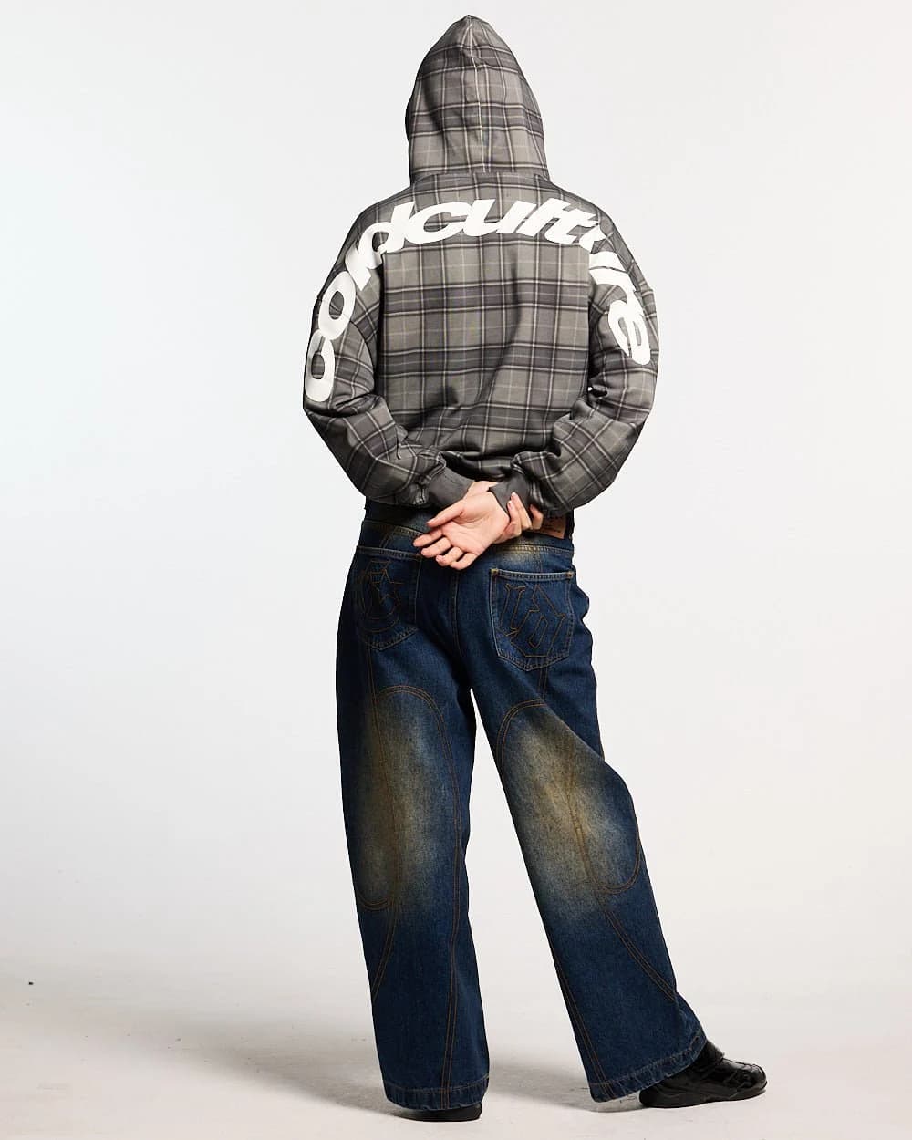CURVED DRIFT HOODIE TARTAN 5