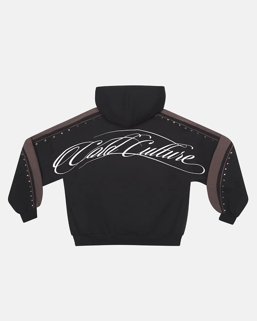 SCRIPT STUDS HOODIE BLACK 2