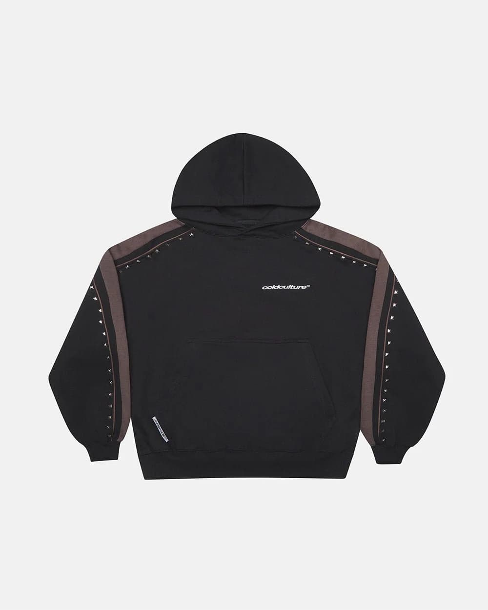 SCRIPT STUDS HOODIE BLACK 4