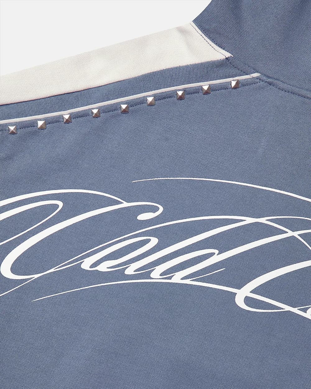 SCRIPT STUDS HOODIE BLUE 6