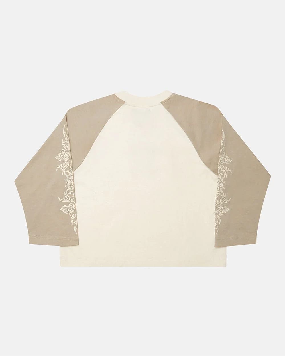 TRIBAL LONGSLEEVE GREY & OFF WHITE 2