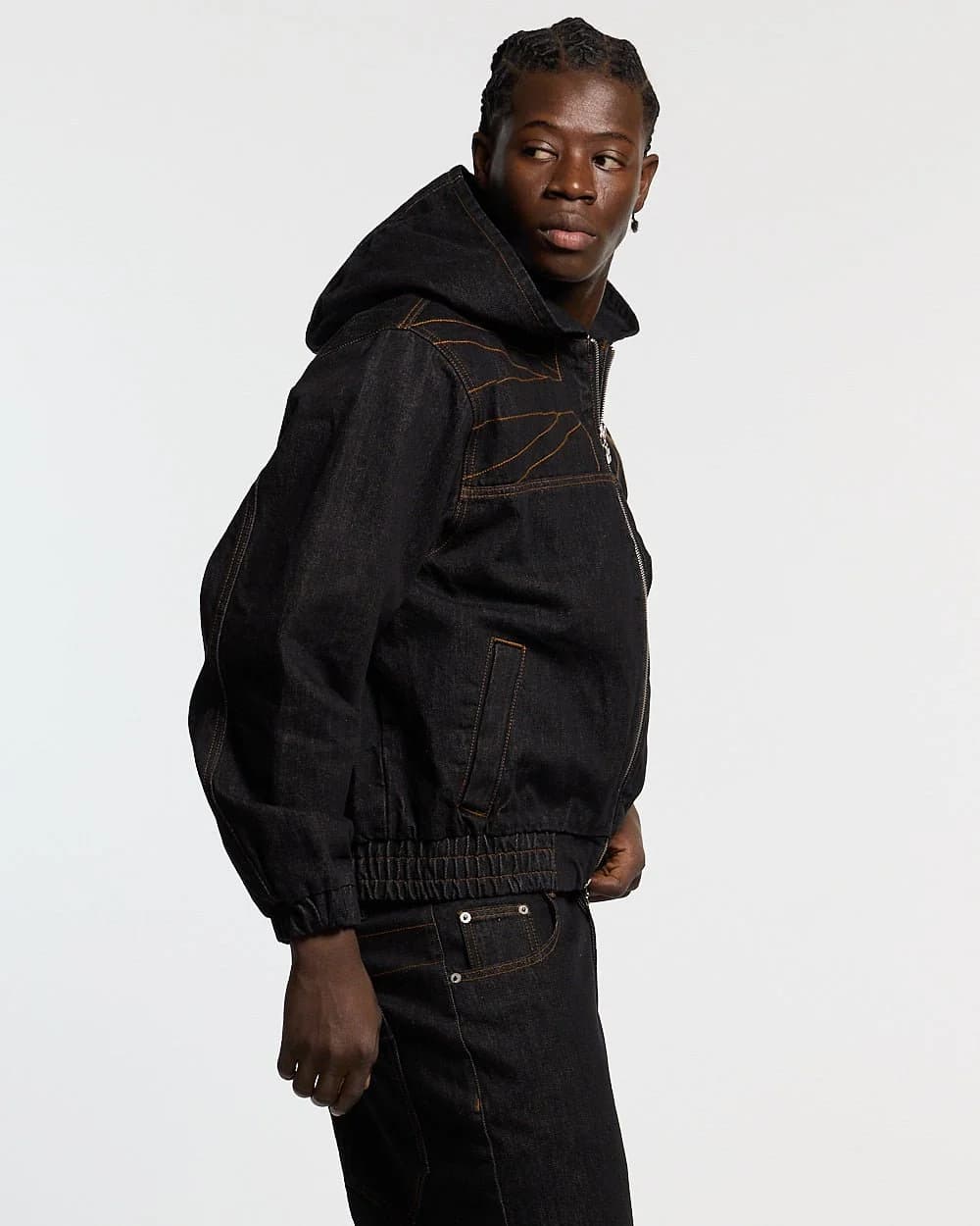 TOP BOY JACKET BLACK DENIM 2