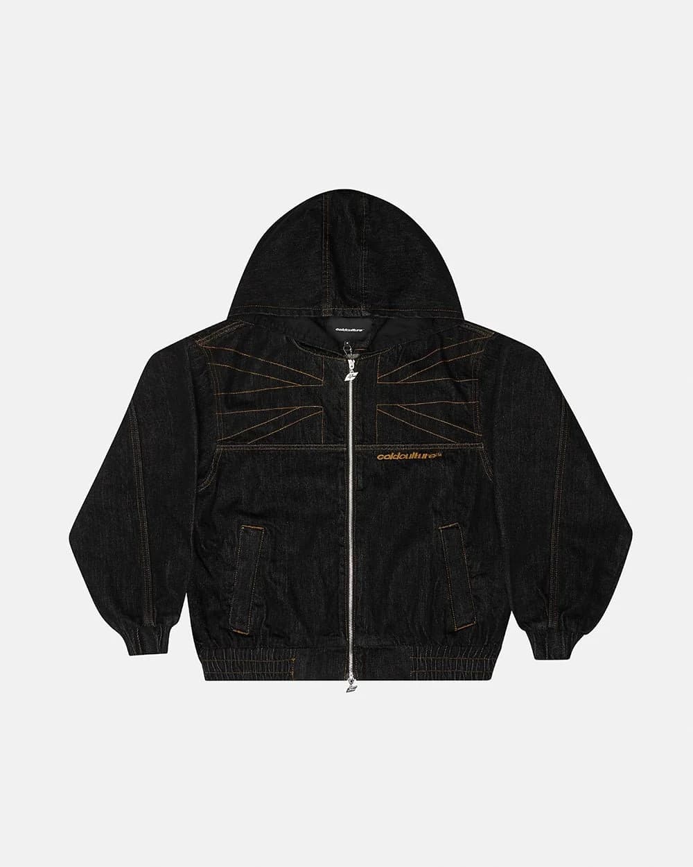 TOP BOY JACKET BLACK DENIM by COLD CULTURE