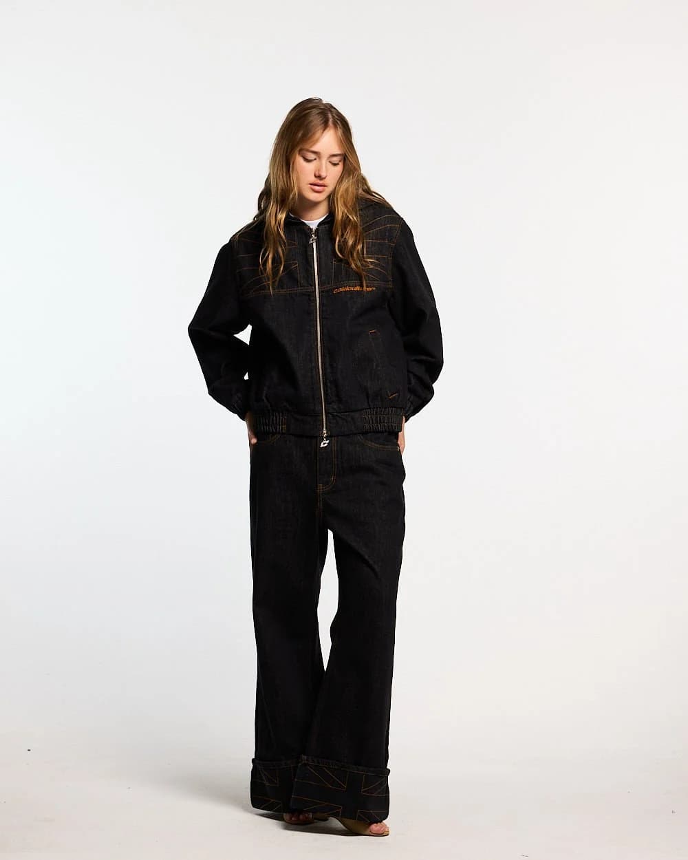 TOP BOY JACKET BLACK DENIM 5