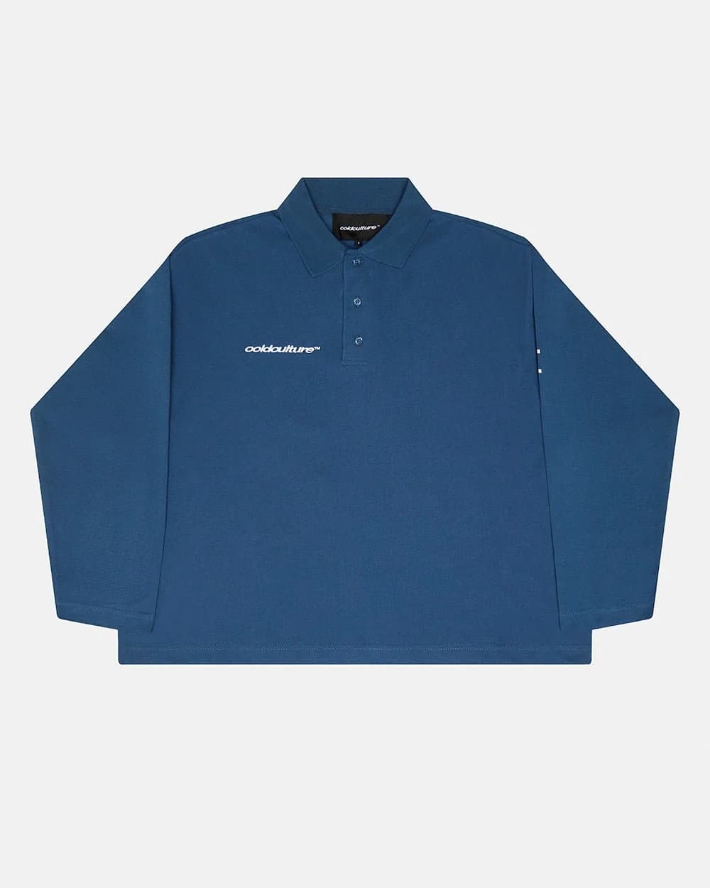 CLASSIC FIVE LONGSLEEVE POLO NAVY by COLD CULTURE