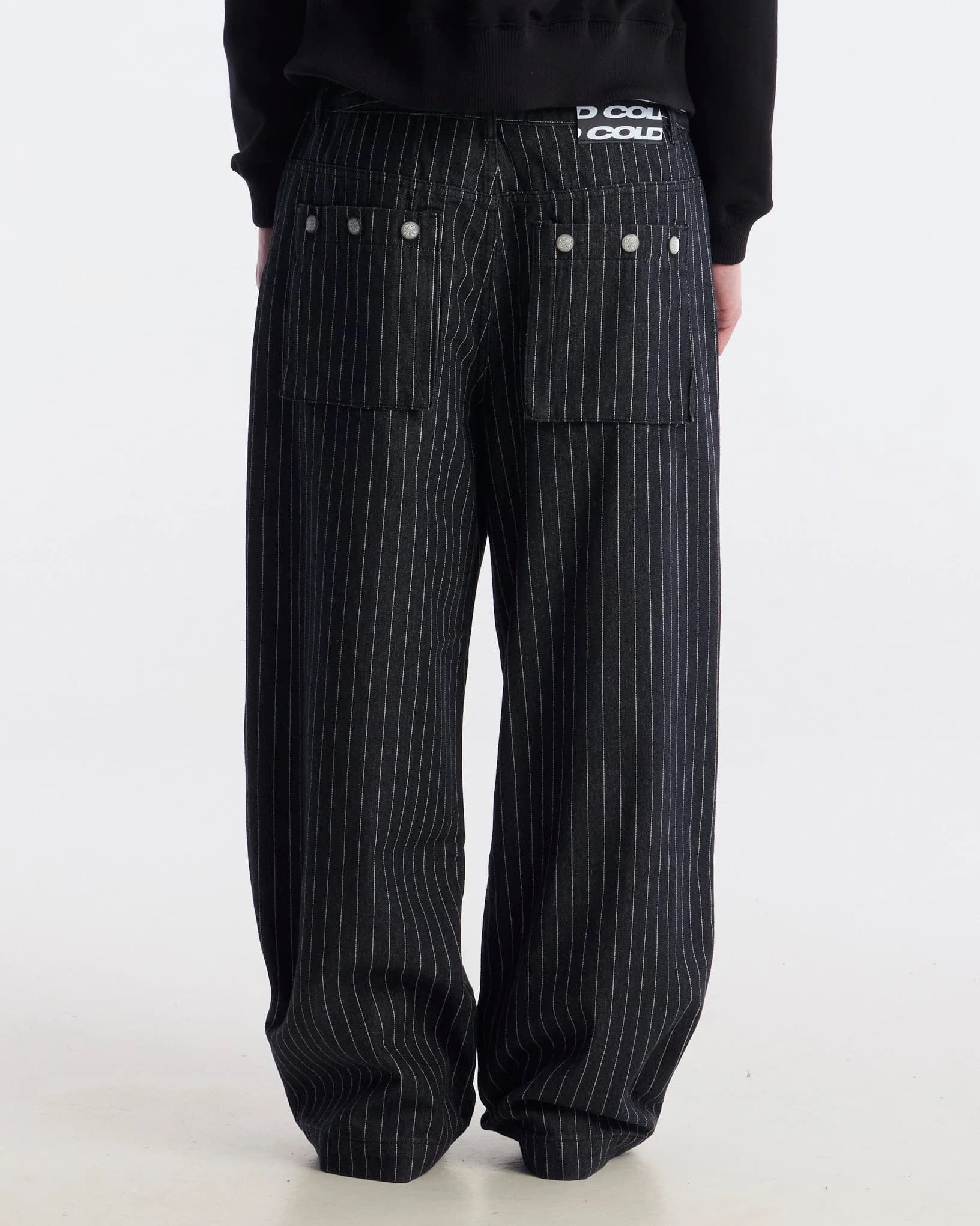 CASINO PANTS BLACK DENIM by COLD CULTURE