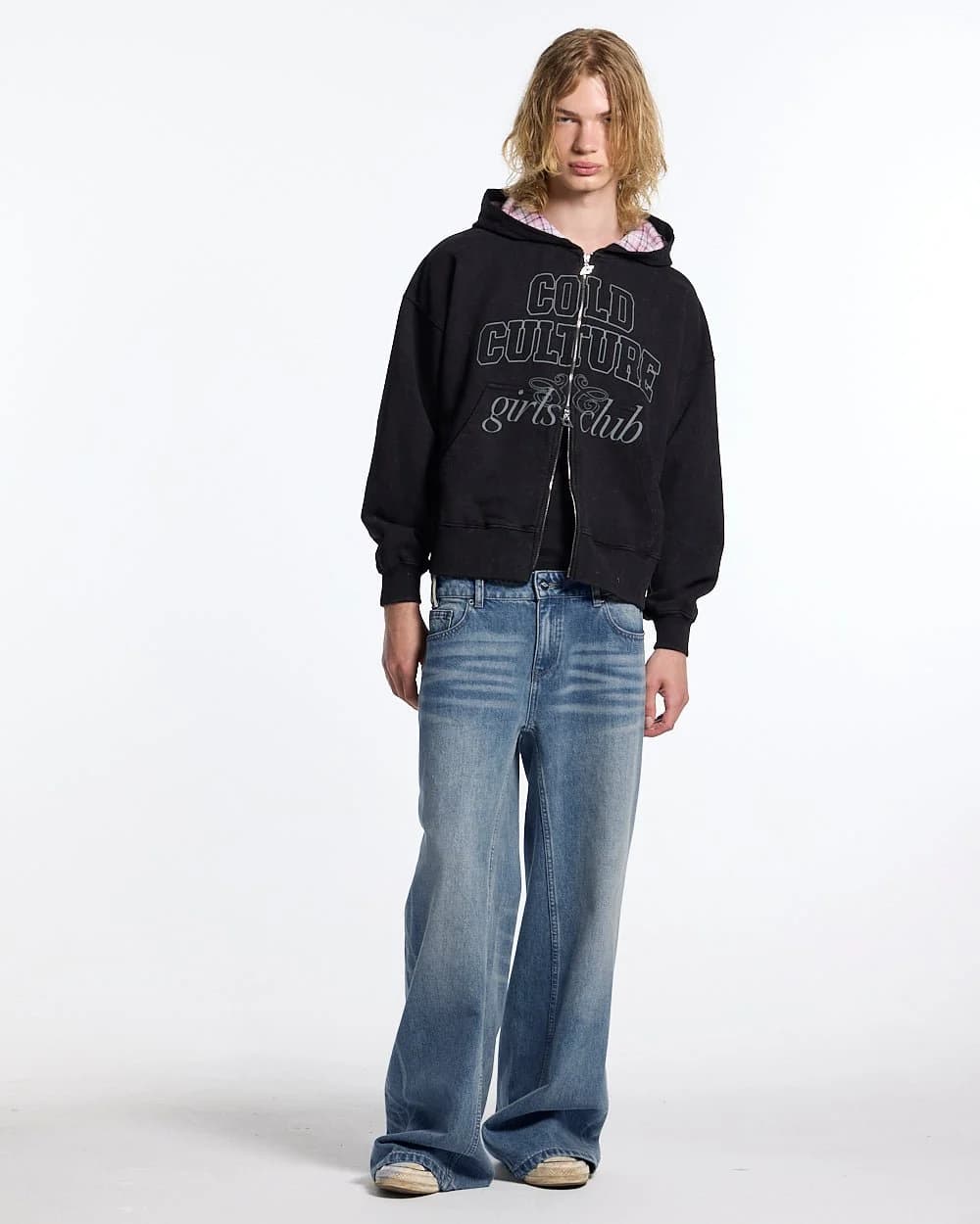 PERFECT SCRIPT PANTS BLUE DENIM 8
