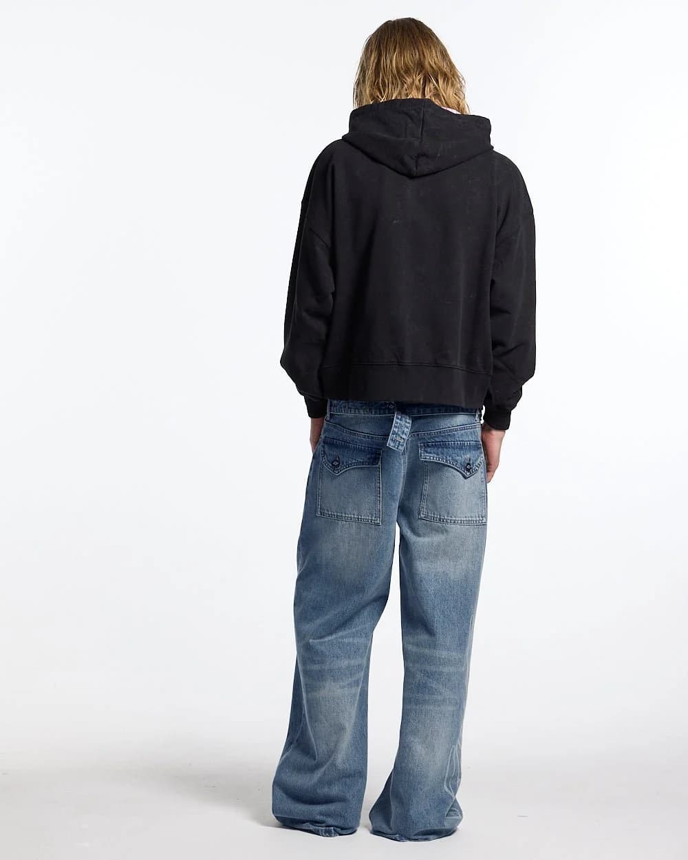 PERFECT SCRIPT PANTS BLUE DENIM 9