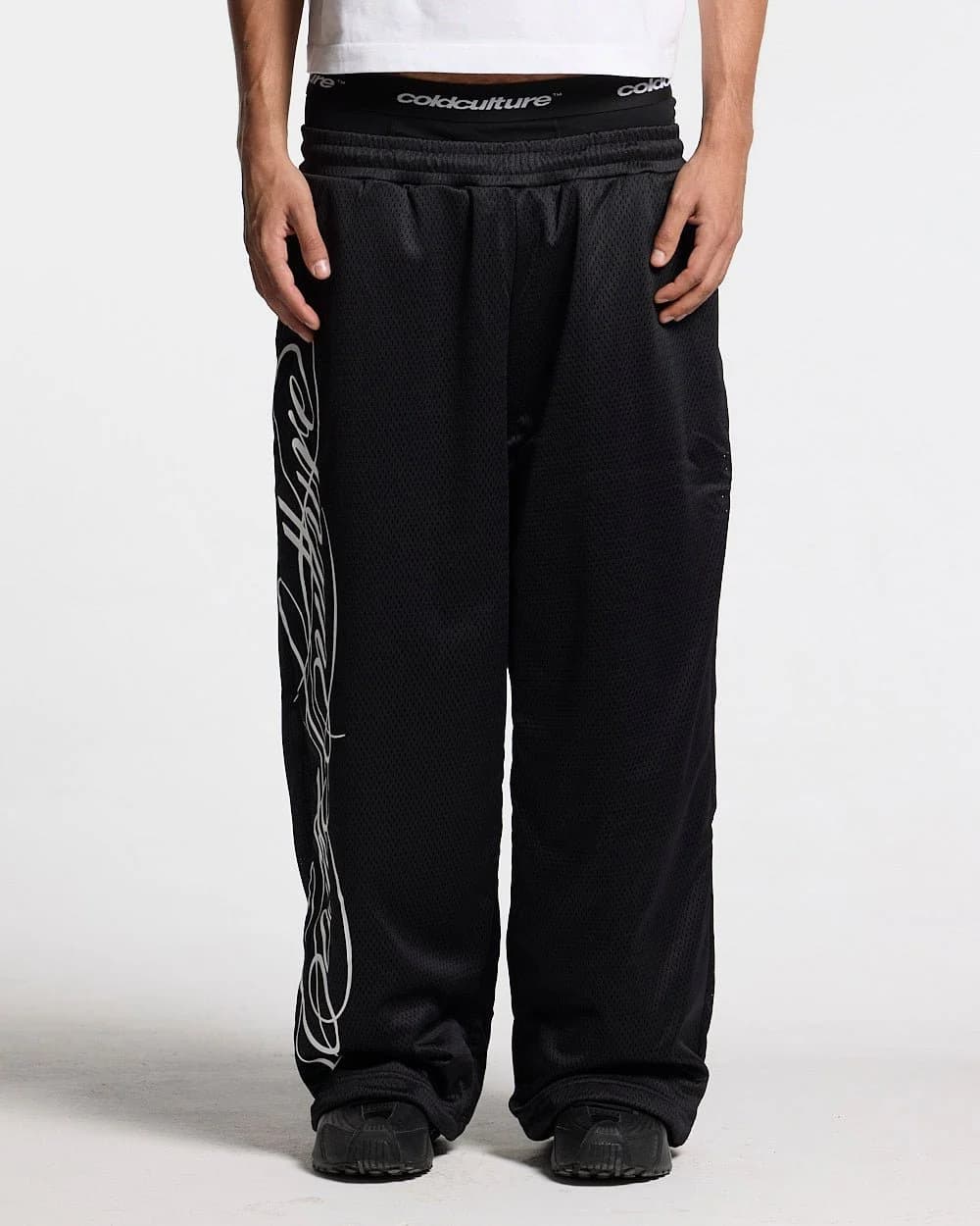RIOT MESH SWEATPANTS BLACK 3