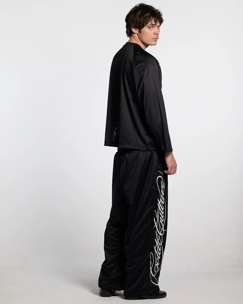 RIOT MESH SWEATPANTS BLACK 7