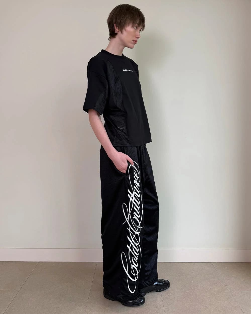 RIOT MESH SWEATPANTS BLACK 12