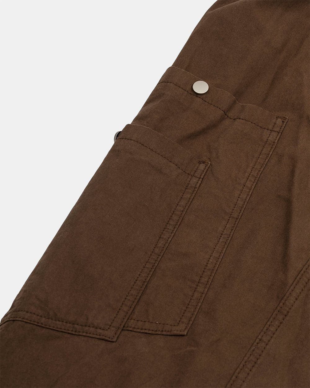 SOLID CARGO PANTS BROWN 10