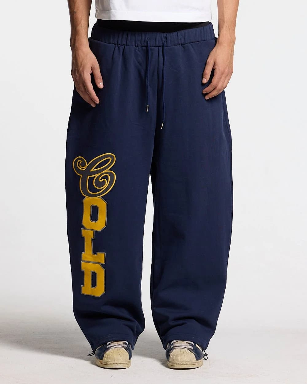 VARSITY PANTS DARK BLUE by COLD CULTURE