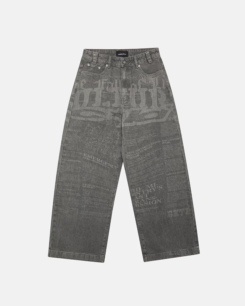 NEWSPAPER V3 PANTS GREY 2