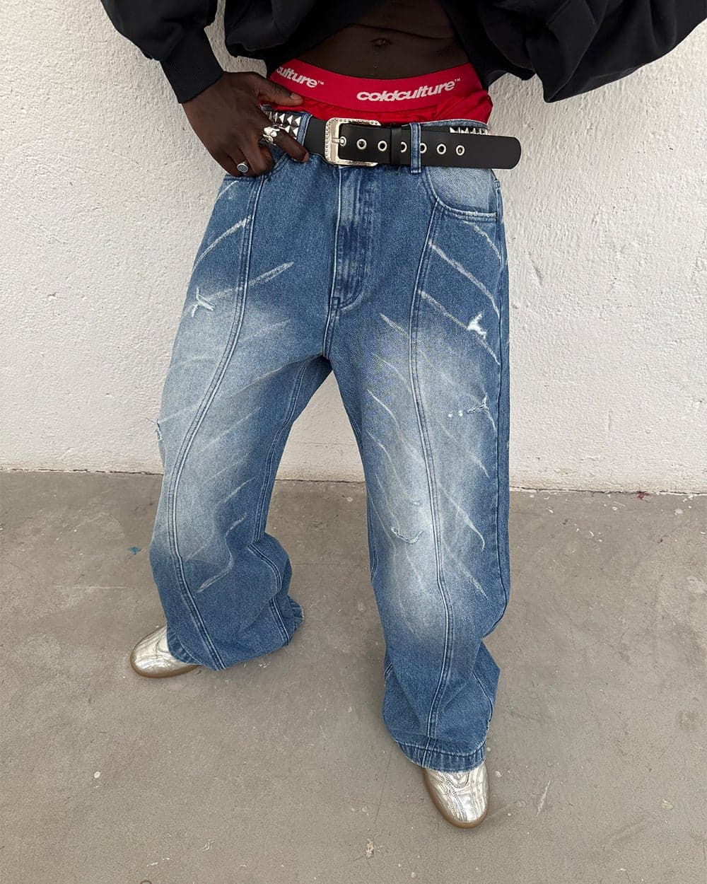 MUSIC RHYTHM V3 PANTS LIGHT BLUE by COLD CULTURE