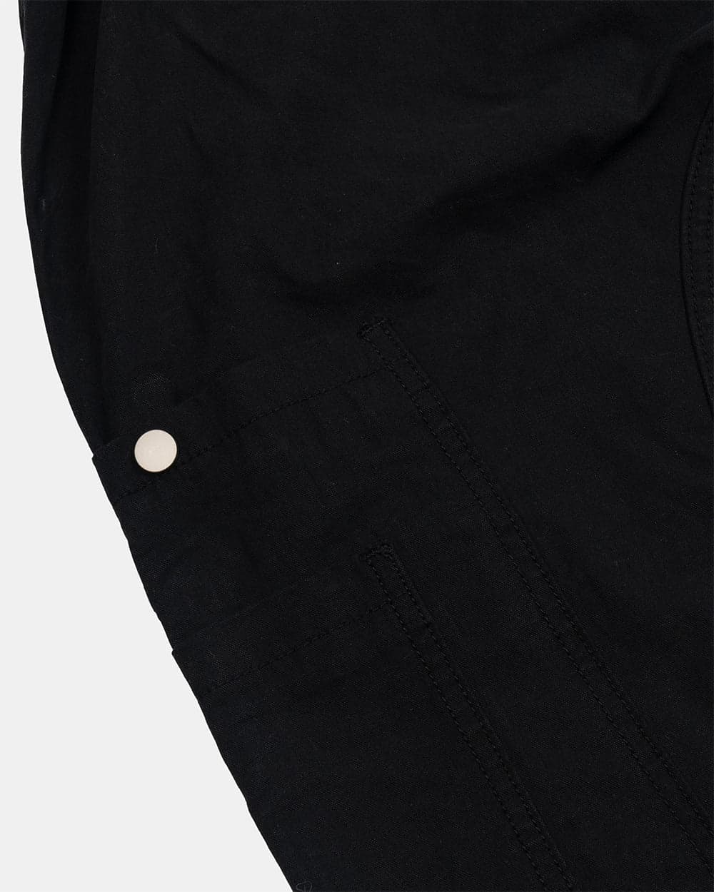 SOLID CARGO PANTS BLACK 8