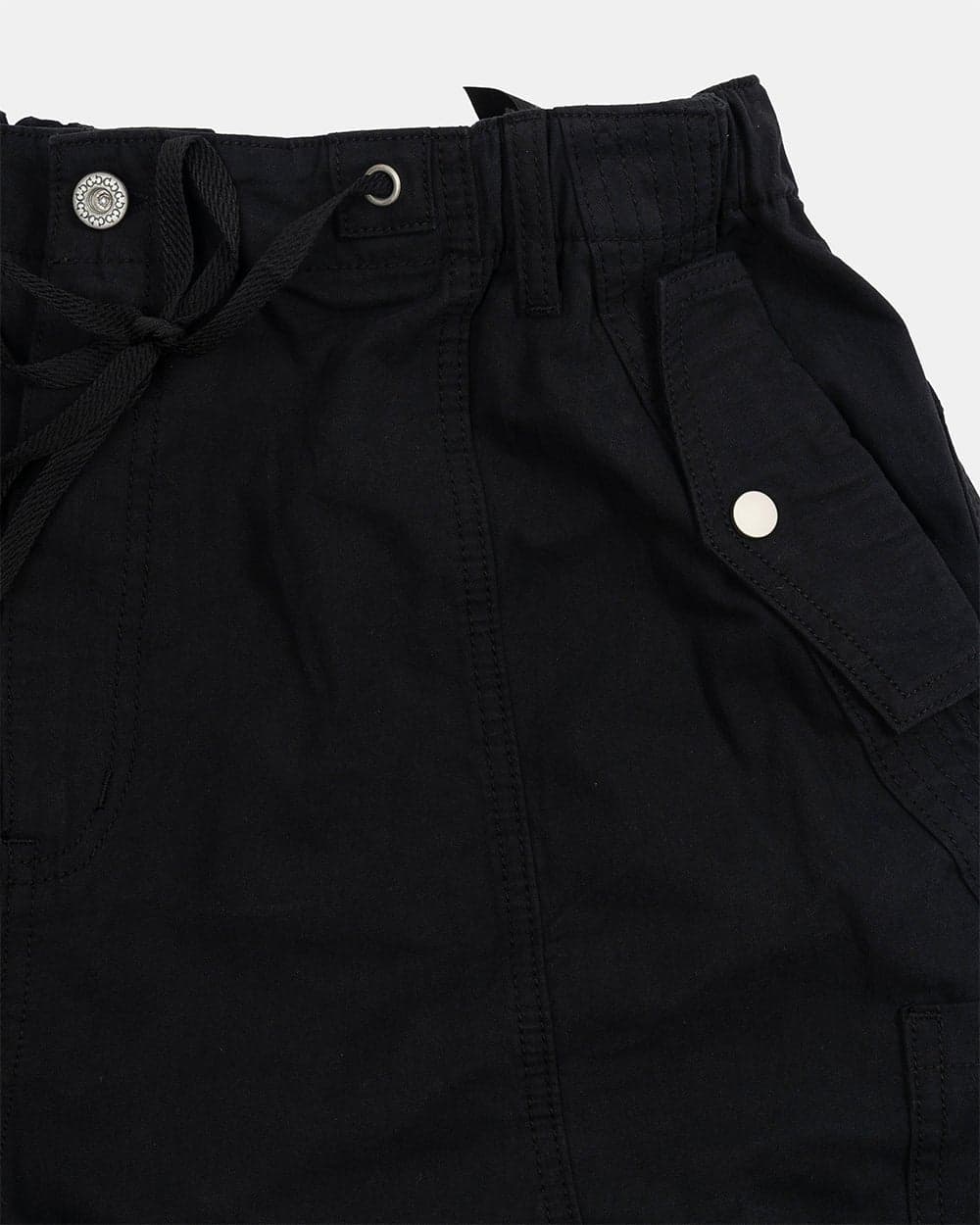 SOLID CARGO PANTS BLACK 10