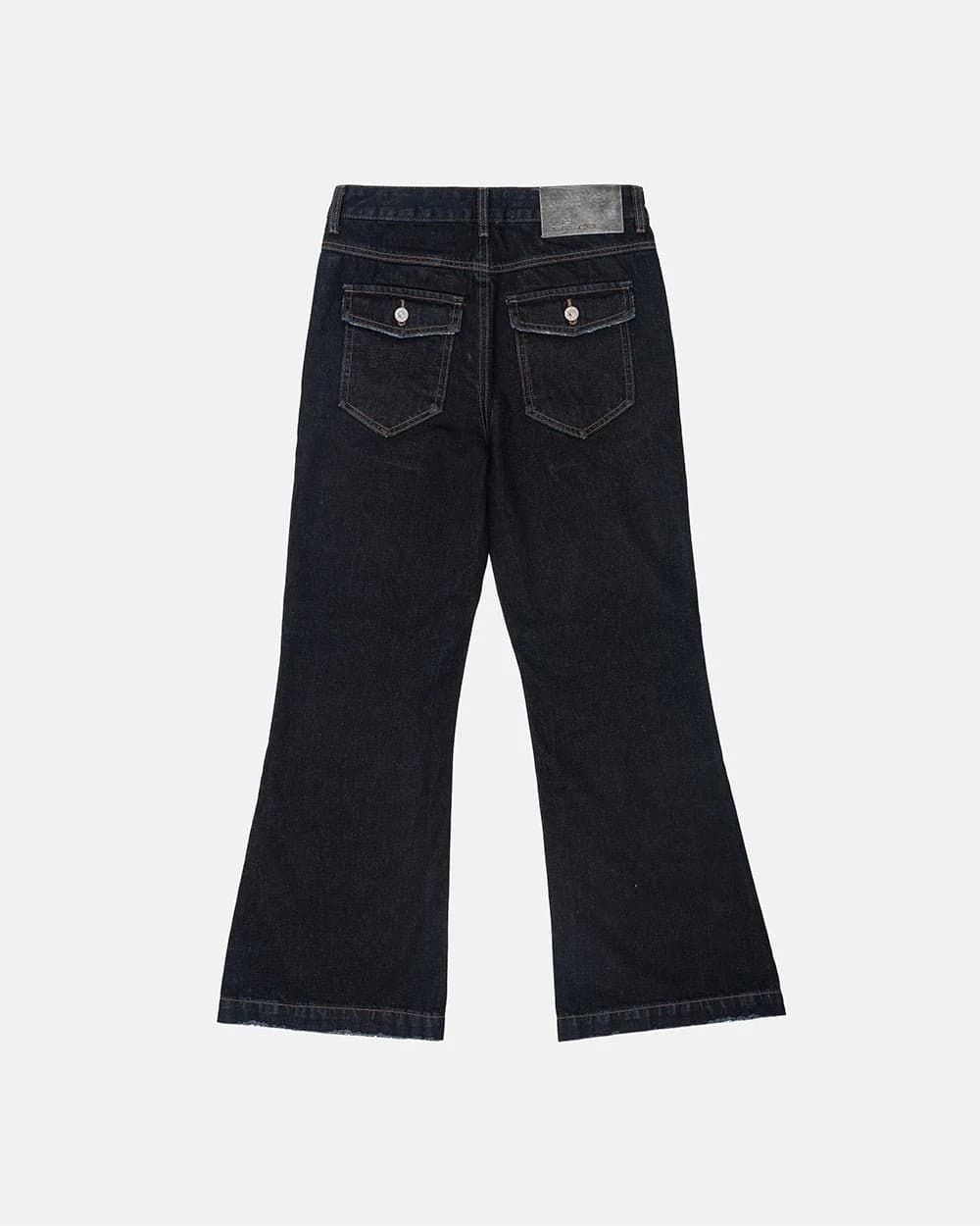 BLURRED V5 BOOTCUT PANTS RAW DENIM by COLD CULTURE