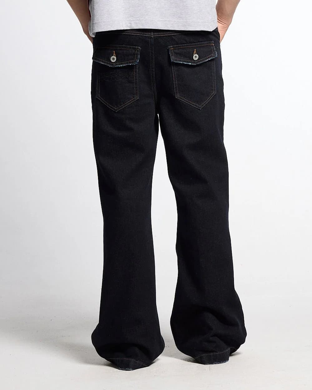 BLURRED V5 BOOTCUT PANTS RAW DENIM by COLD CULTURE