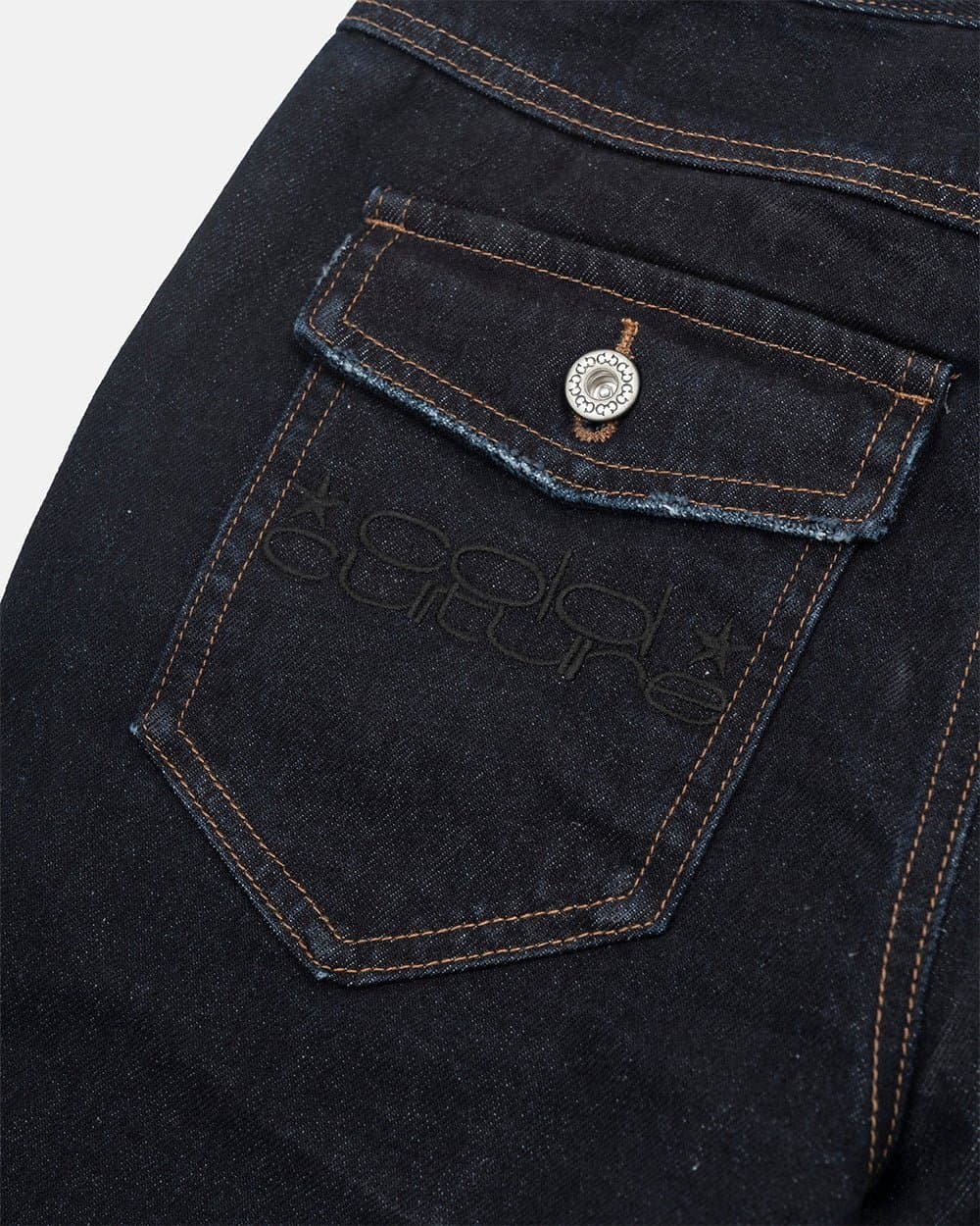 BLURRED V5 BOOTCUT PANTS RAW DENIM by COLD CULTURE