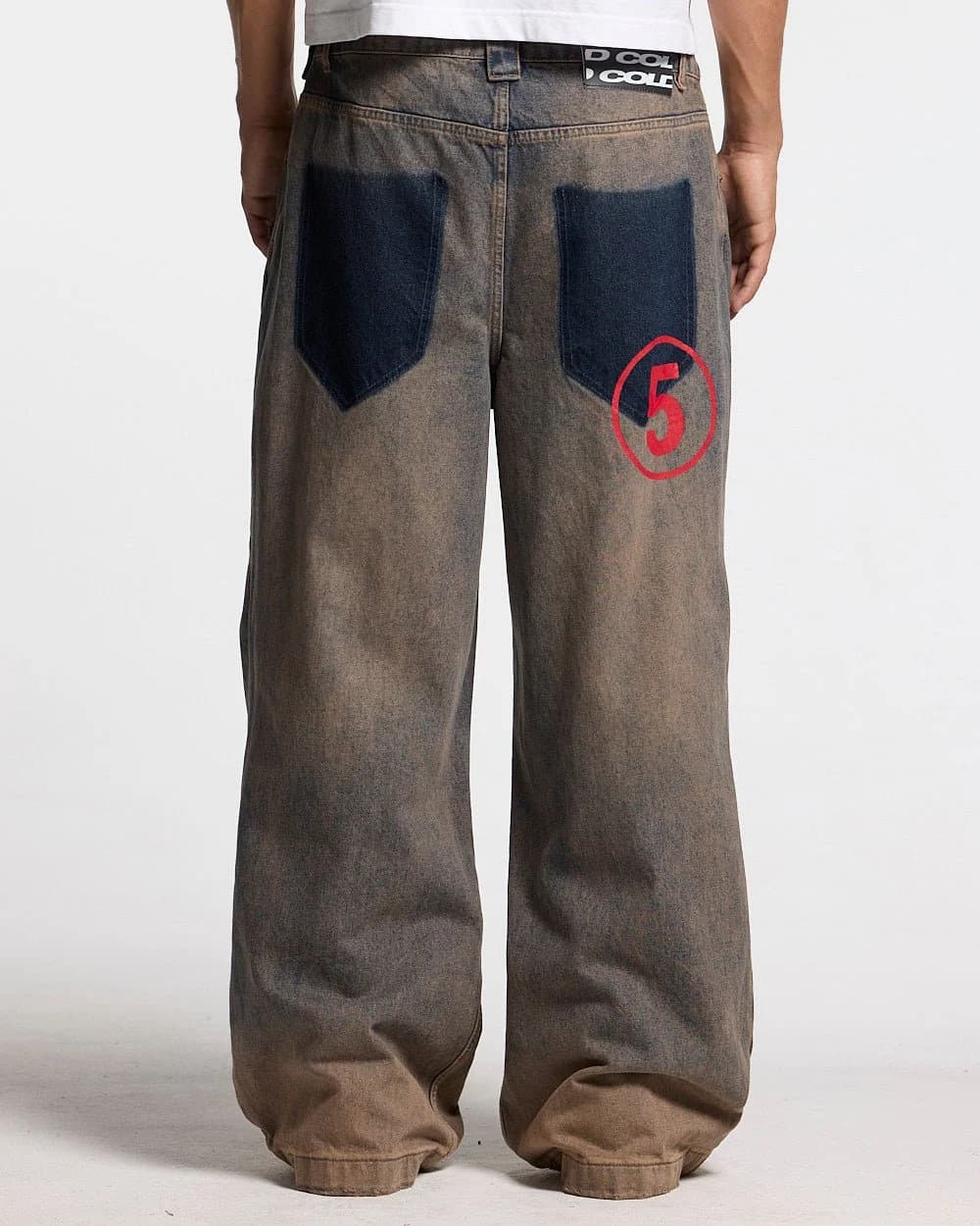 NUMBER 5 V3 DENIM PANTS DARK BLUE by COLD CULTURE