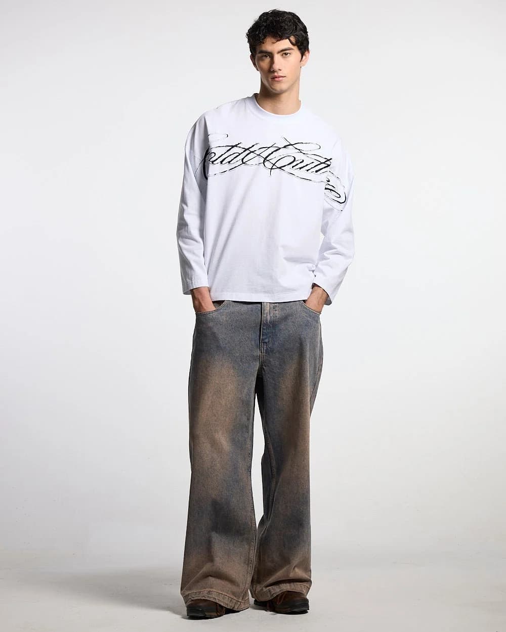 NUMBER 5 V3 DENIM PANTS DARK BLUE 7