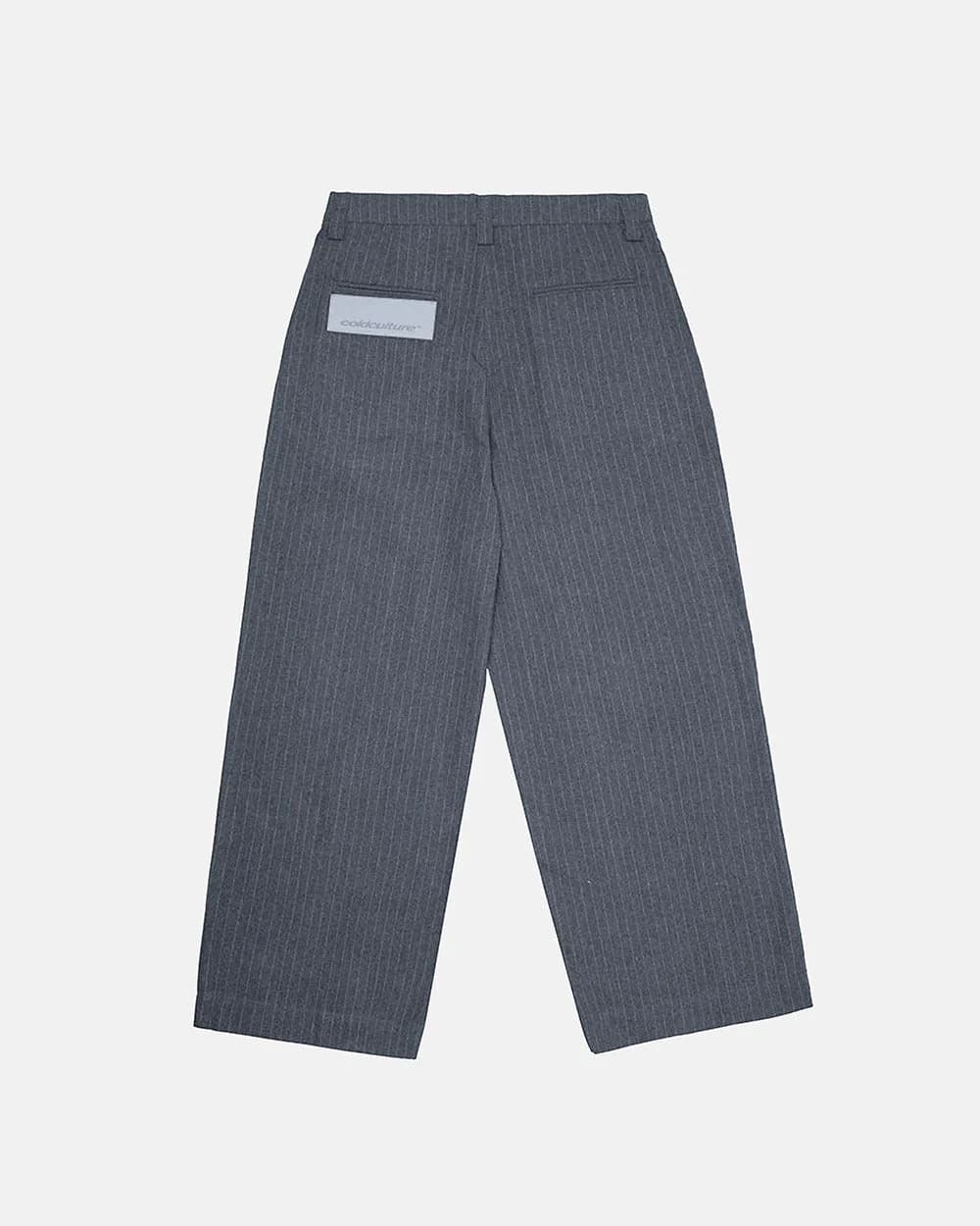 SEAM EFFECT LINE PANTS GREY by COLD CULTURE