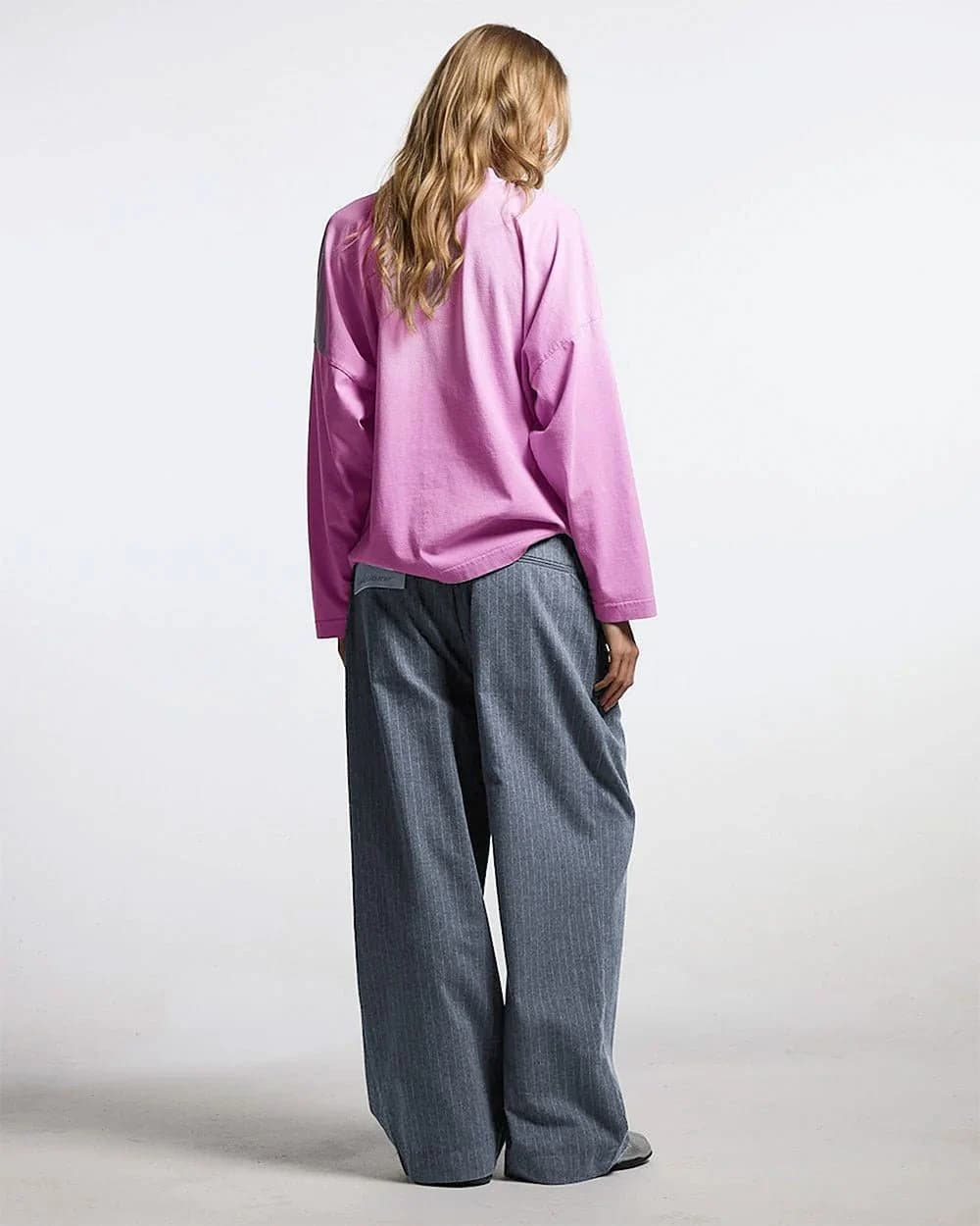 SEAM EFFECT LINE PANTS GREY 7