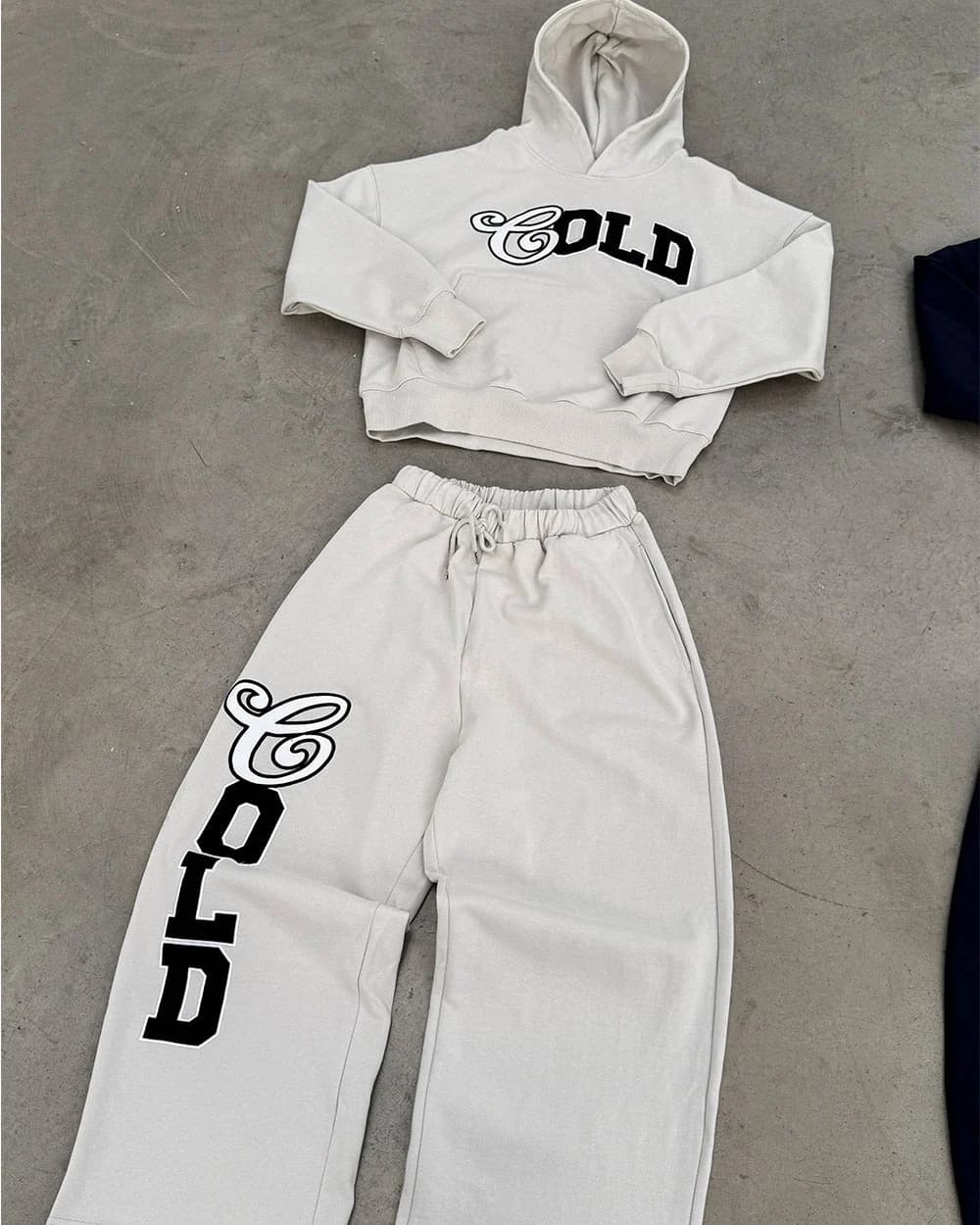 VARSITY PANTS IVORY GREY 9