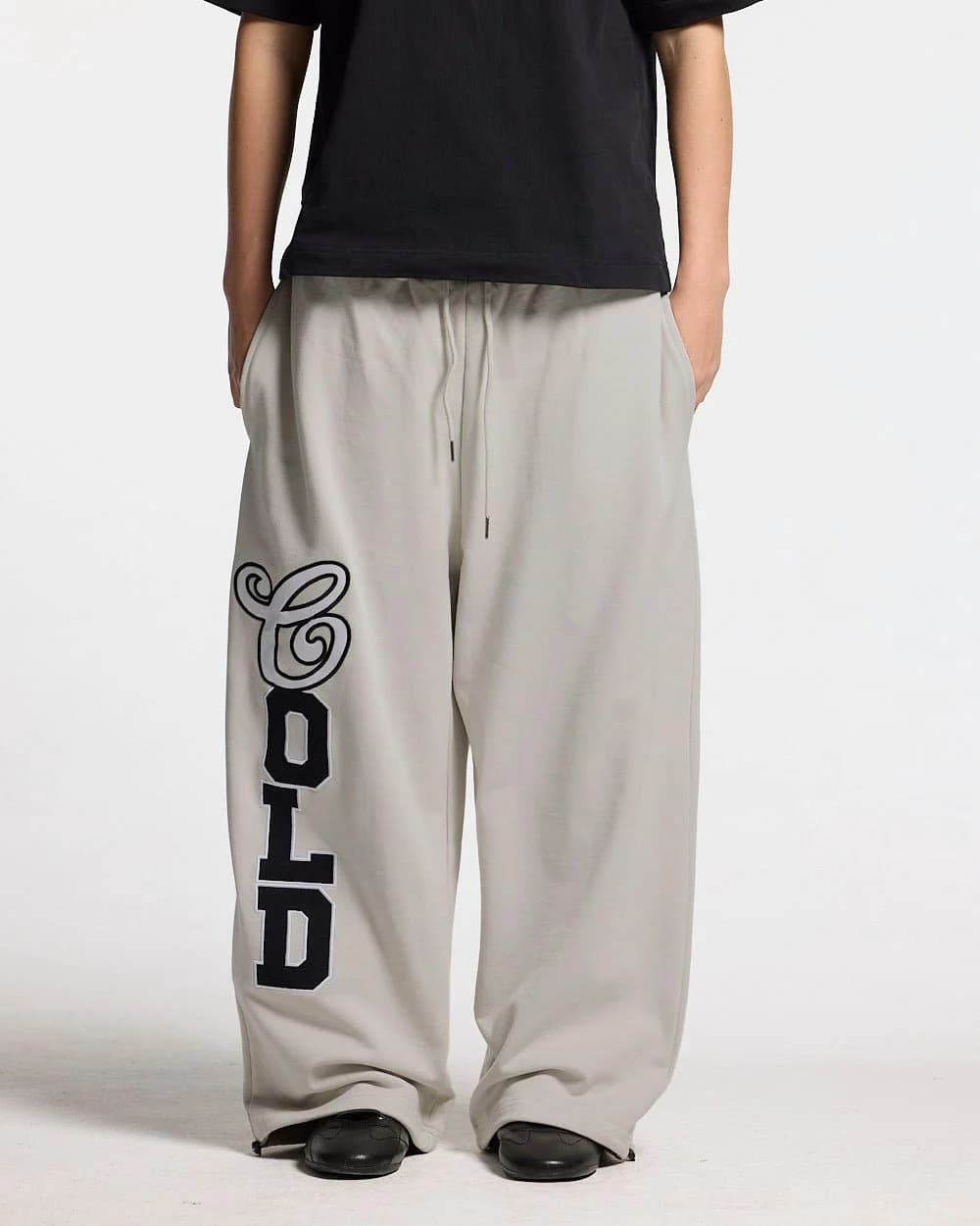 VARSITY PANTS IVORY GREY 7