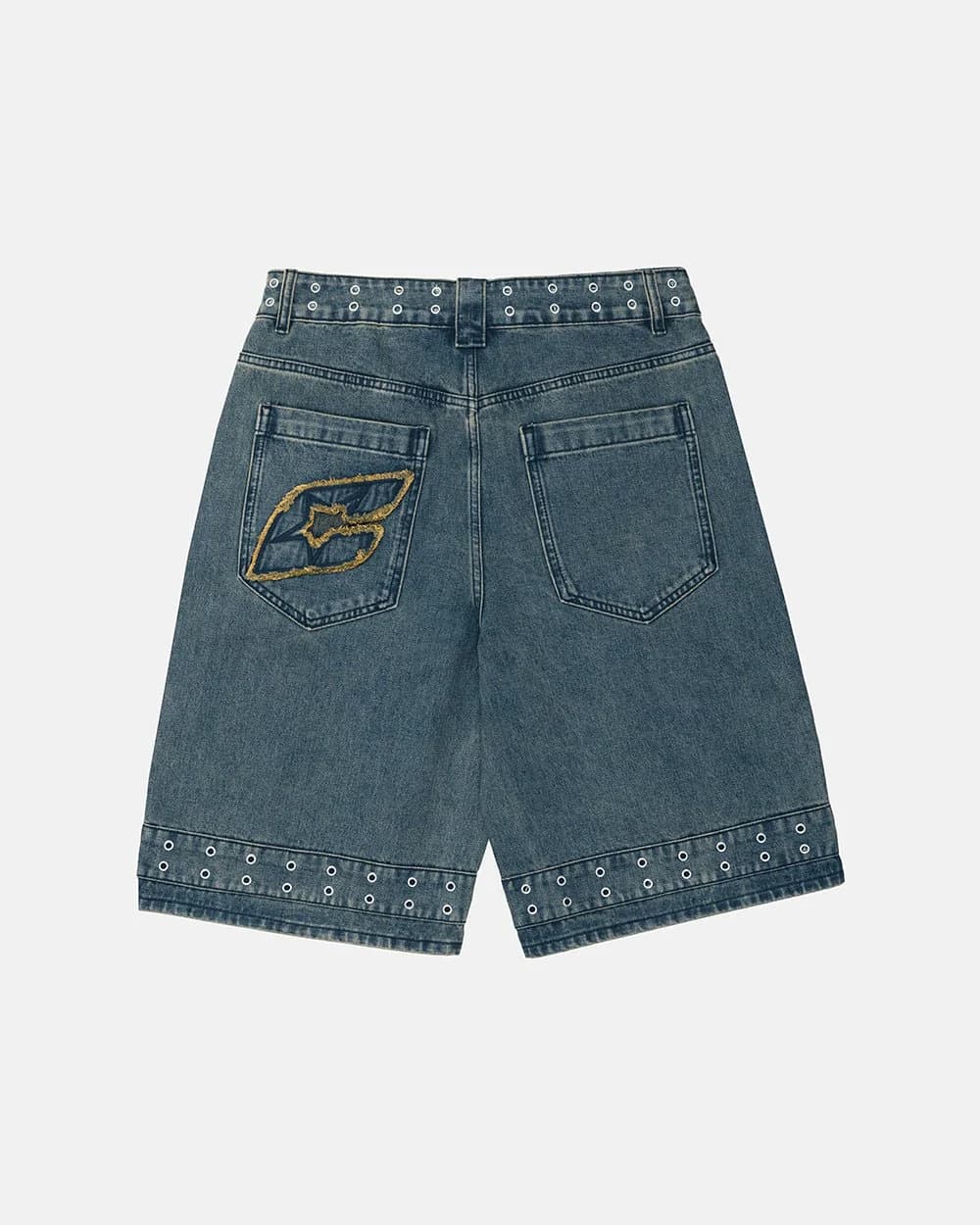 EYELET V2 SHORT DENIM 3