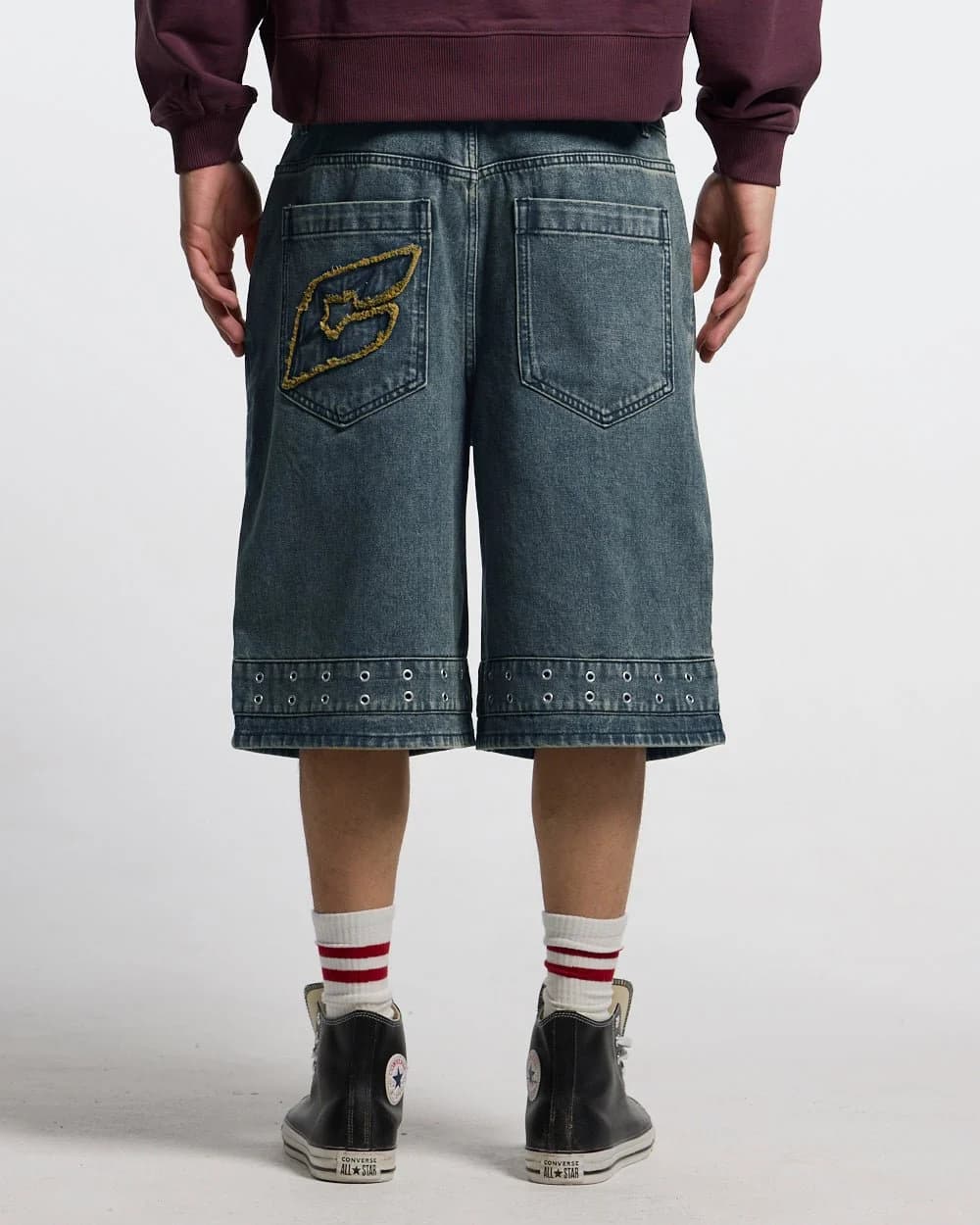 EYELET V2 SHORT DENIM 4